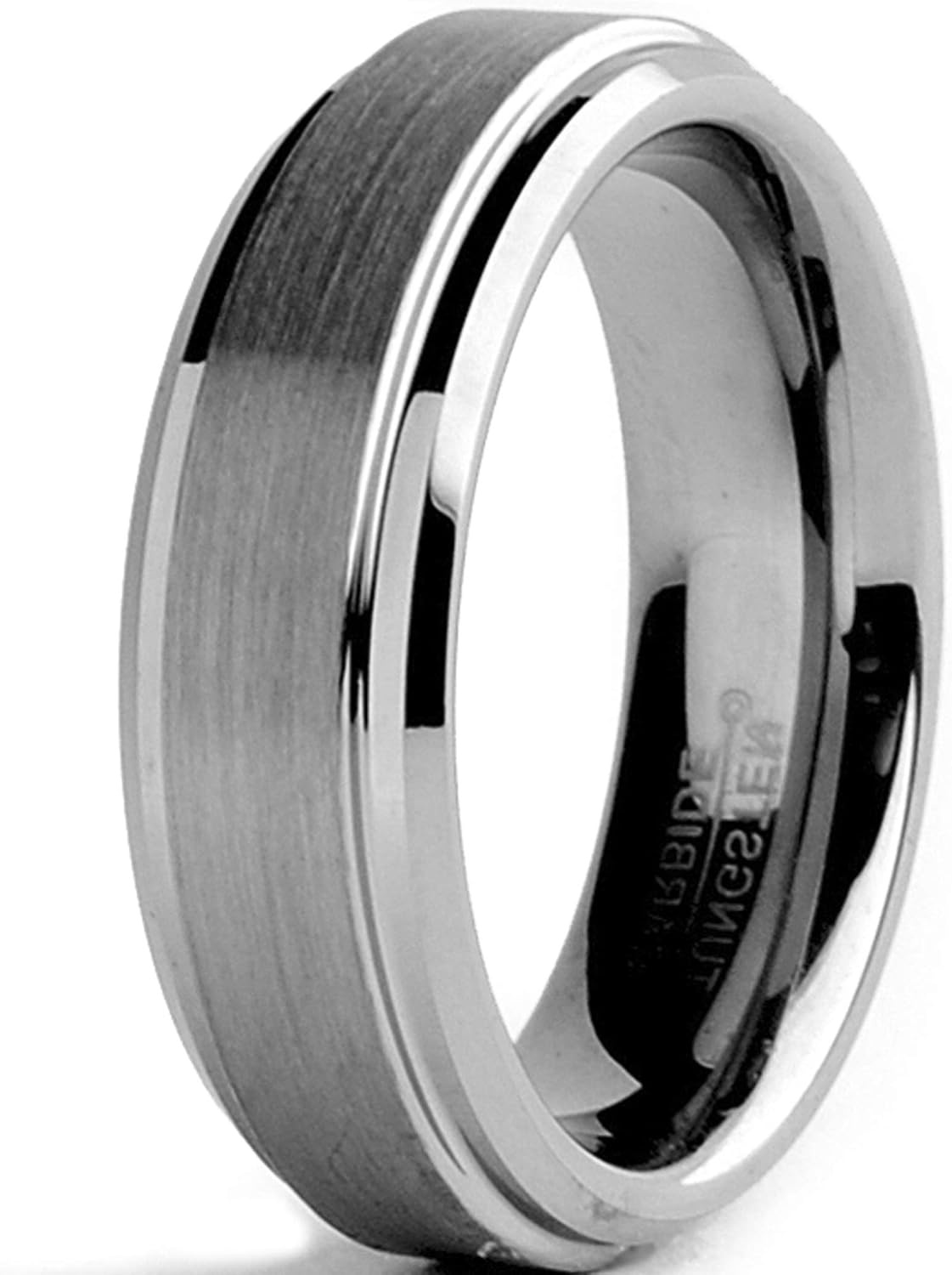 image:imageTungsten Carbide Mens and Unisex Wedding Band Ring Comfort fit 6MM