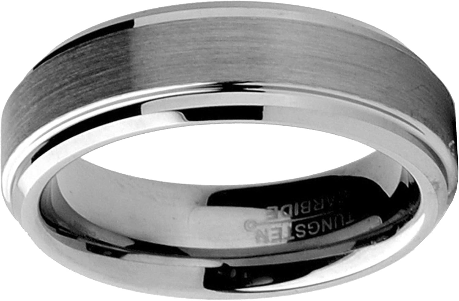 image:imageTungsten Carbide Mens and Unisex Wedding Band Ring Comfort fit 6MM